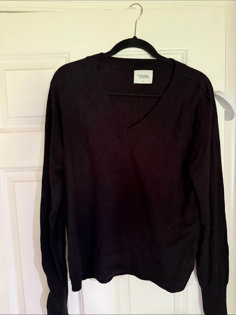 Stitches & Stripes Dark Burgundy Crewneck Sweater